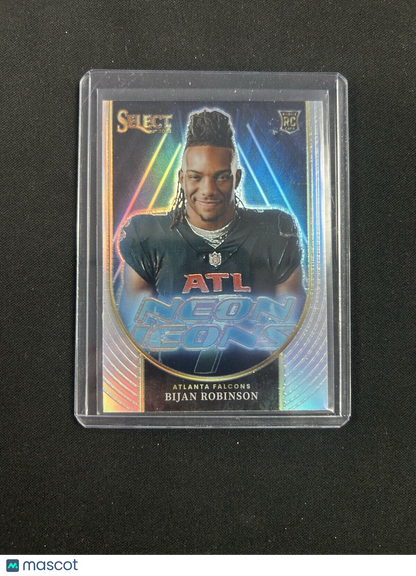 2023 Panini Select Neon Icons #NI-BRO Bijan Robinson