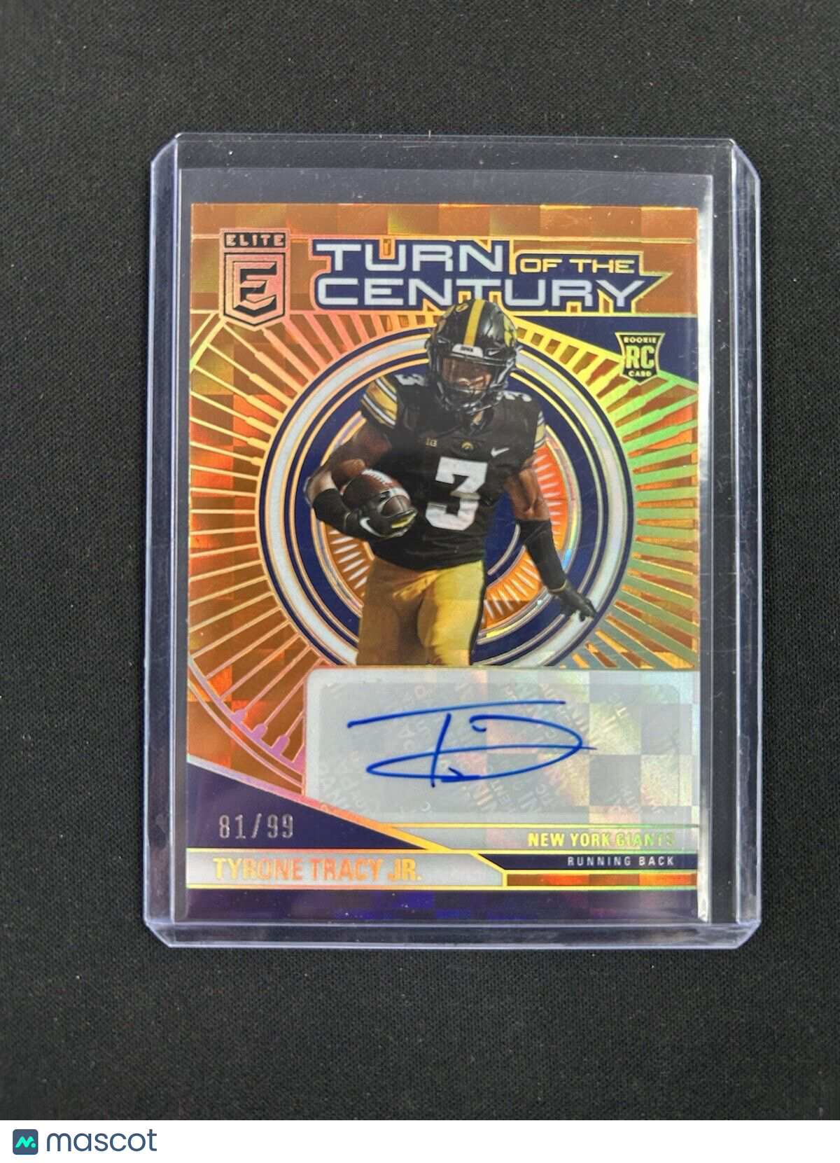 2024 Donruss Elite Turn of Century Auto Orange #TCA-TTR Tyrone Tracy Jr. /99