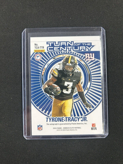 2024 Donruss Elite Turn of Century Auto Orange #TCA-TTR Tyrone Tracy Jr. /99