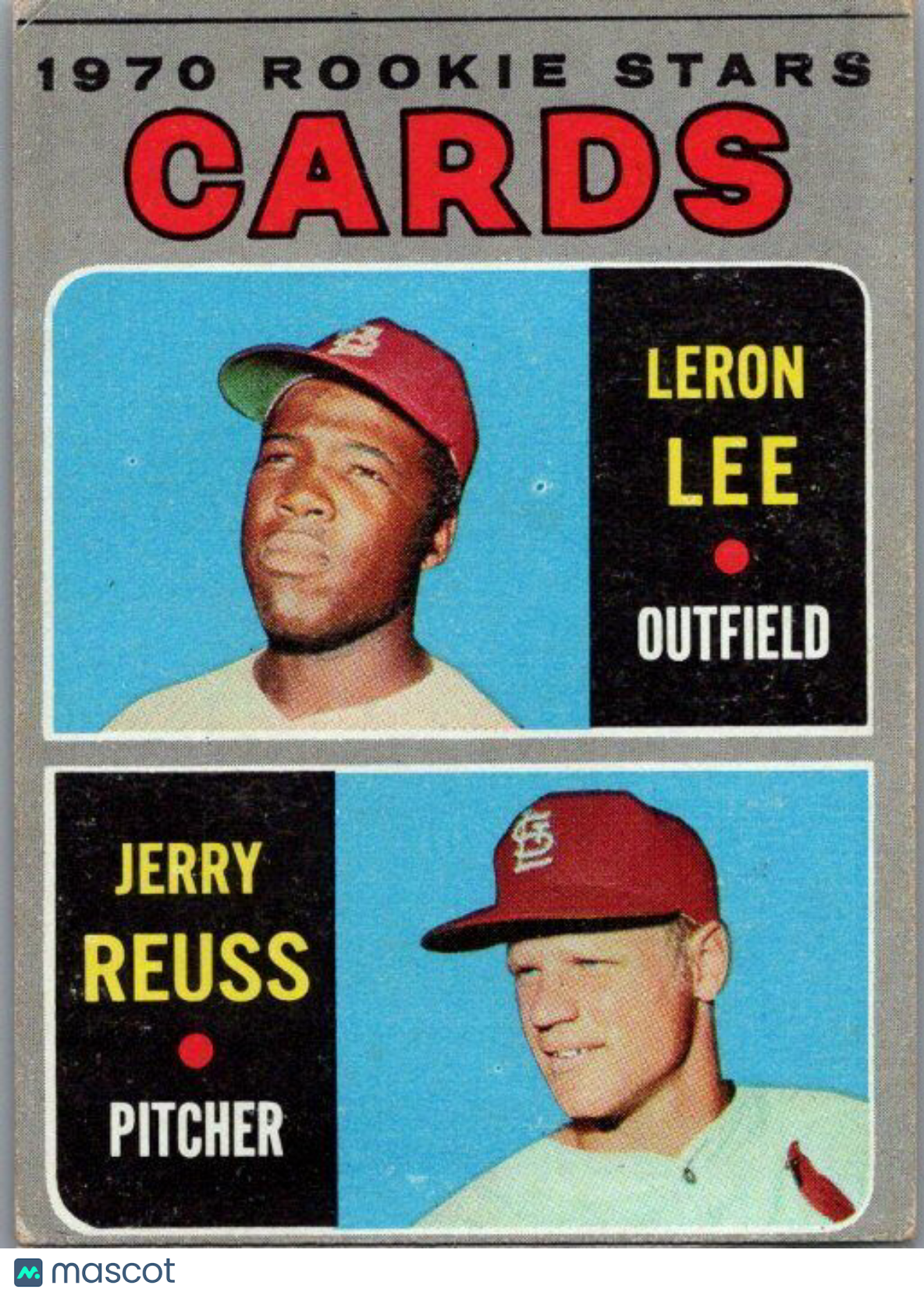 1970 Topps #96 Cards 1970 Rookie Stars (Leron Lee / Jerry Reuss) RS, RC