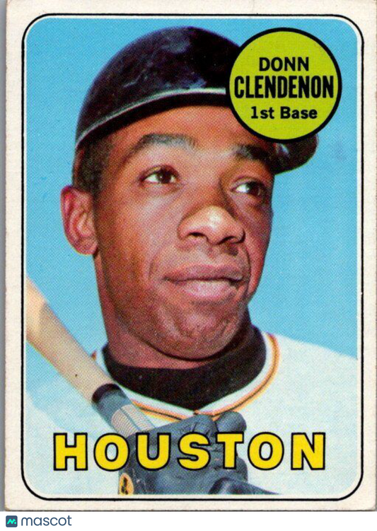 1969 Topps #208a Donn Clendenon Houston