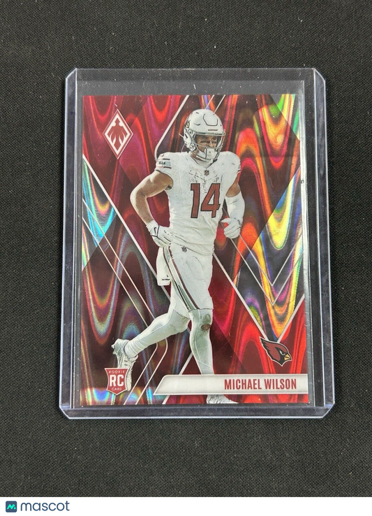 2023 Panini Phoenix Red Michael Wilson /199