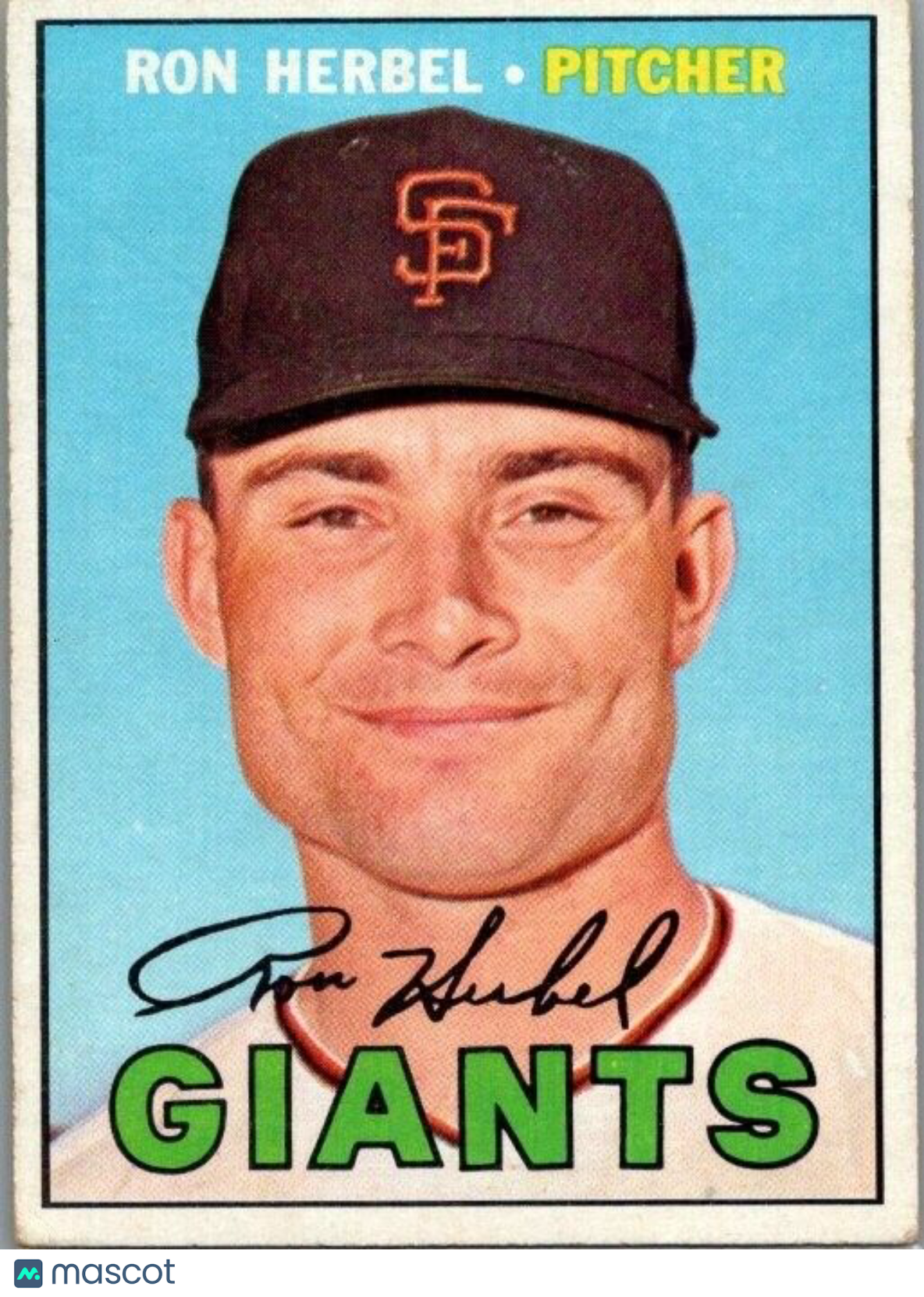 1967 Topps - #156 Ron Herbel