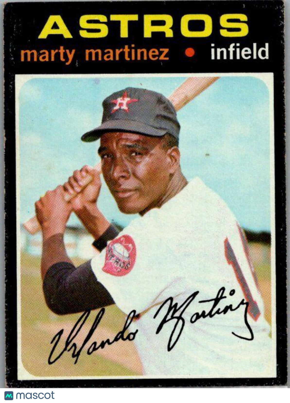 1971 Topps #602 Marty Martinez