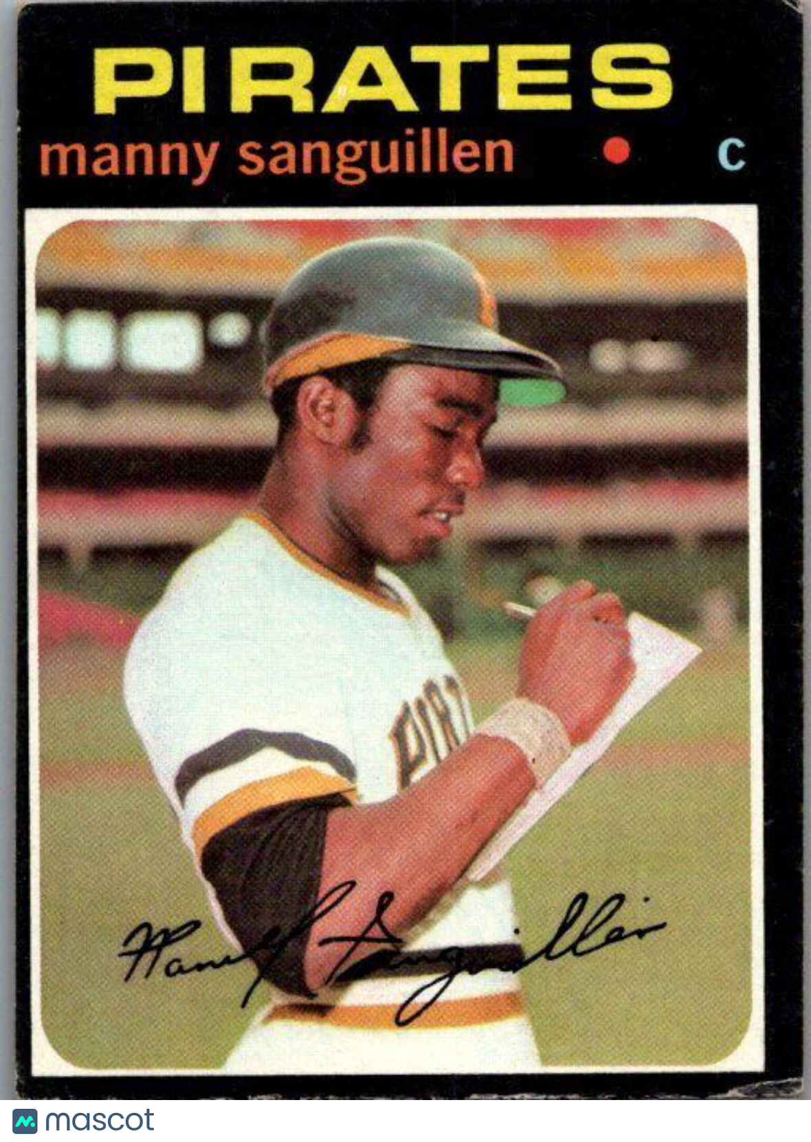 1971 Topps #480 Manny Sanguillen