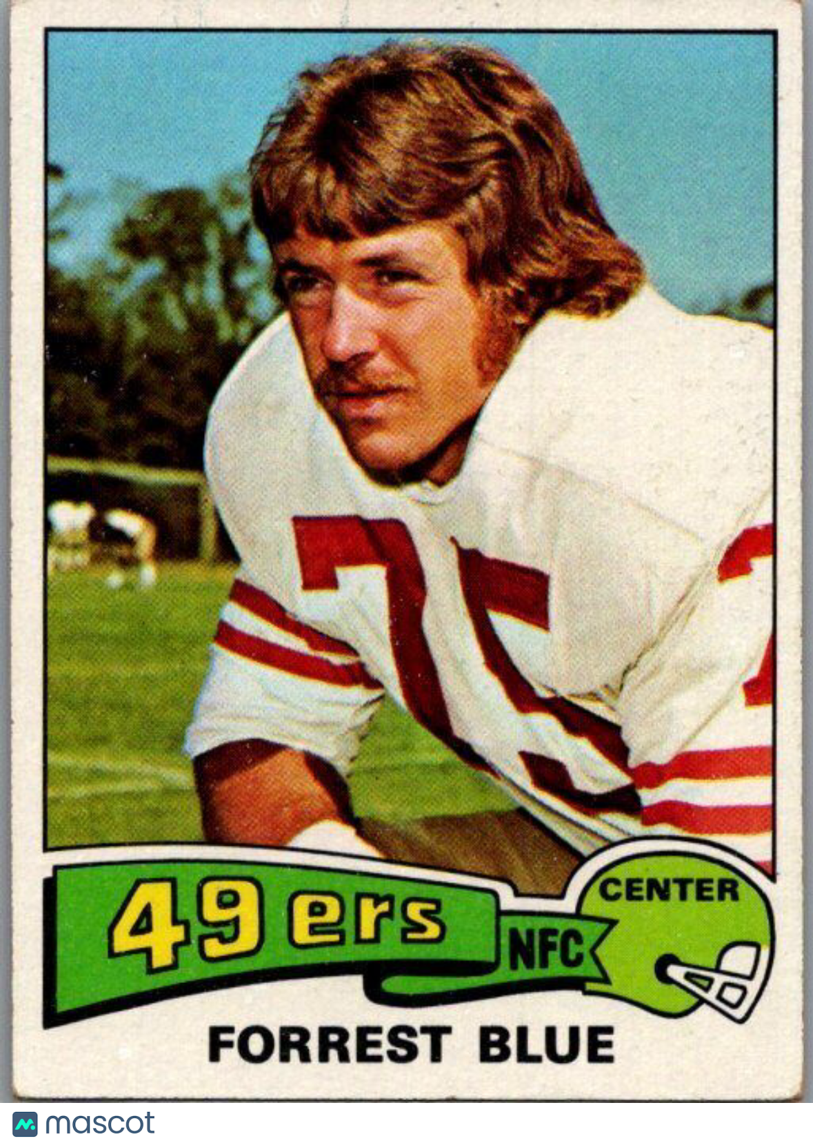 1975 Topps #180 Forrest Blue