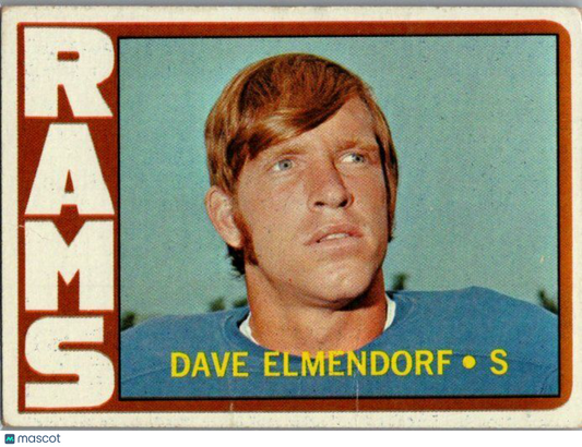 1972 Topps #109 Dave Elmendorf