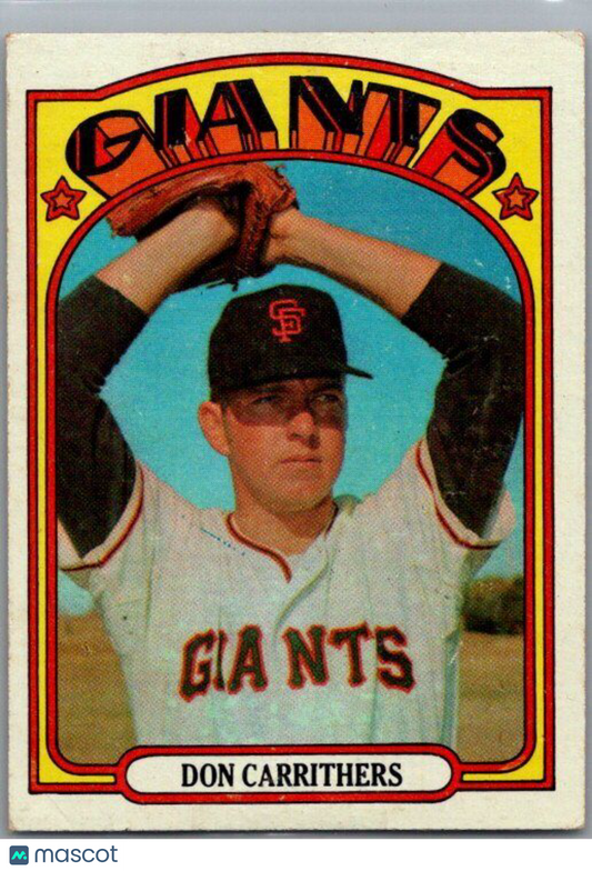 1972 Topps #76 Don Carrithers