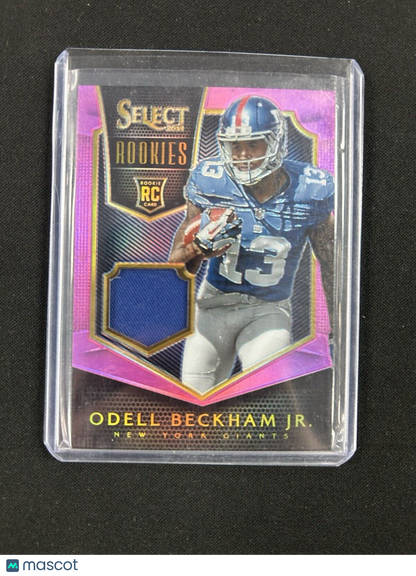 2014 Panini Select Rookie Pink Prizm #RJ-OB Odell Beckham JR /199