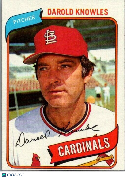 1980 Topps - #286 Darold Knowles