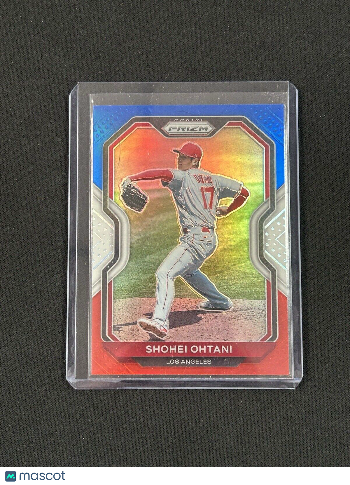 2021 Panini Prizm Red White and Blue #183 Shohei Ohtani