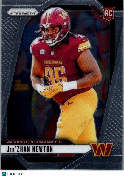 2024 Panini Prizm - #351 Jer'Zhan Newton Rookie (RC)