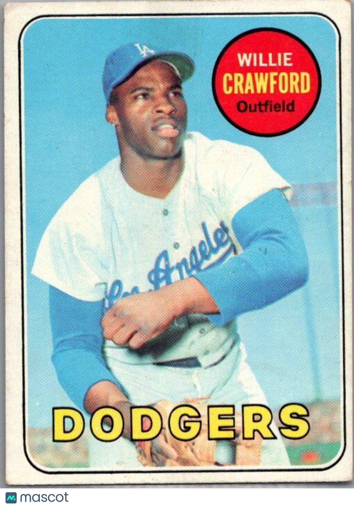 1969 Topps #327 Willie Crawford