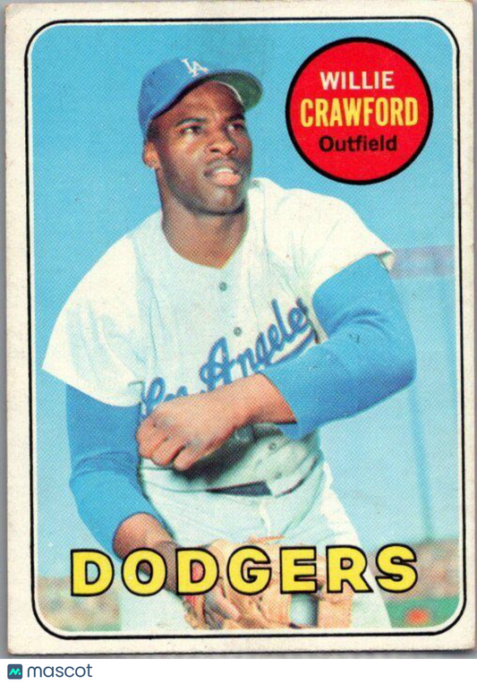 1969 Topps #327 Willie Crawford