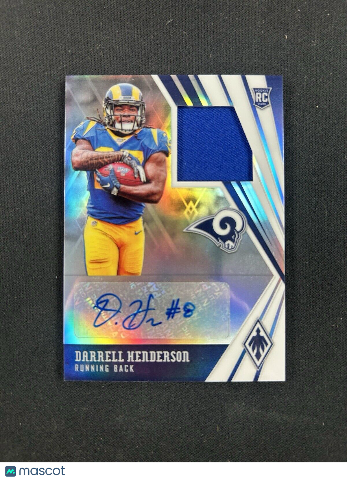 2019 Panini Phoenix Rookie Premiere Jersey #25 Darrell Henderson Auto /149