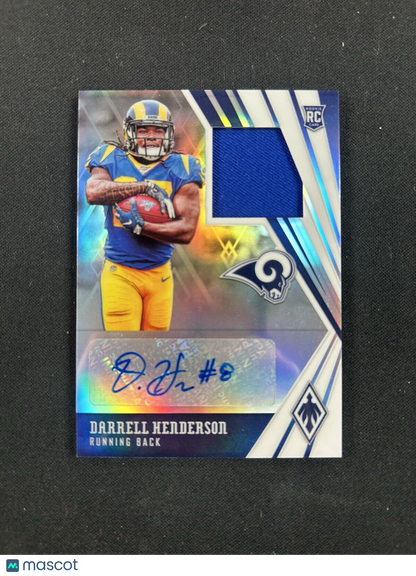 2019 Panini Phoenix Rookie Premiere Jersey #25 Darrell Henderson Auto /149