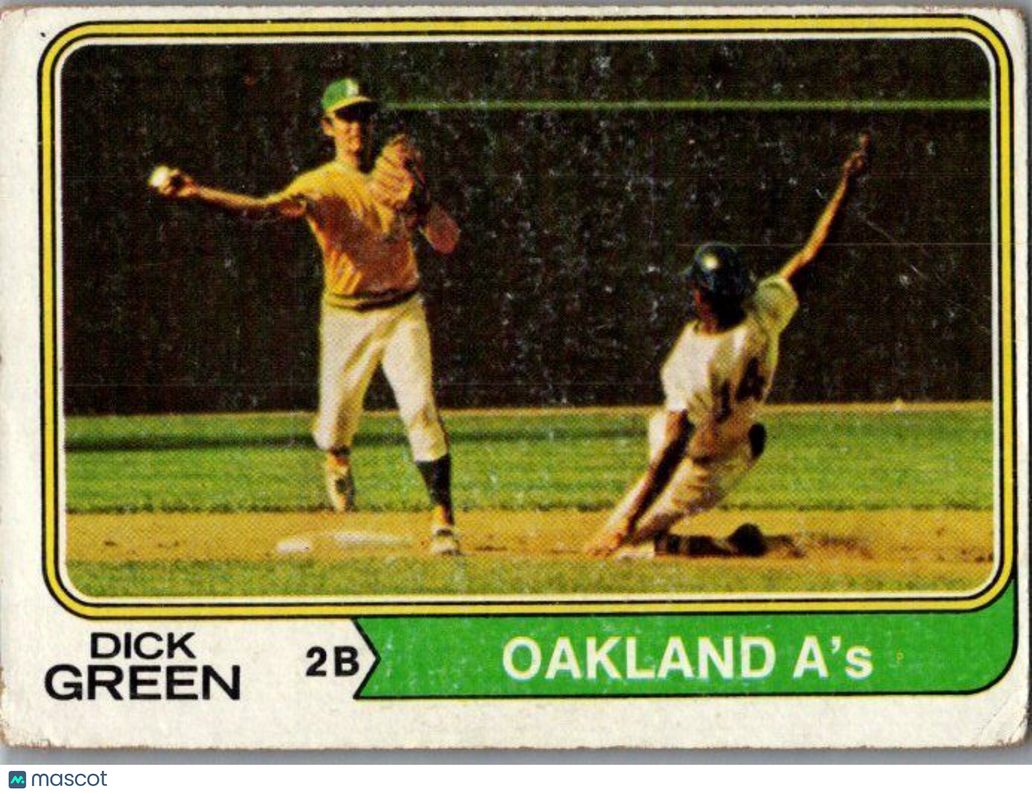 1974 Topps #392 Dick Green