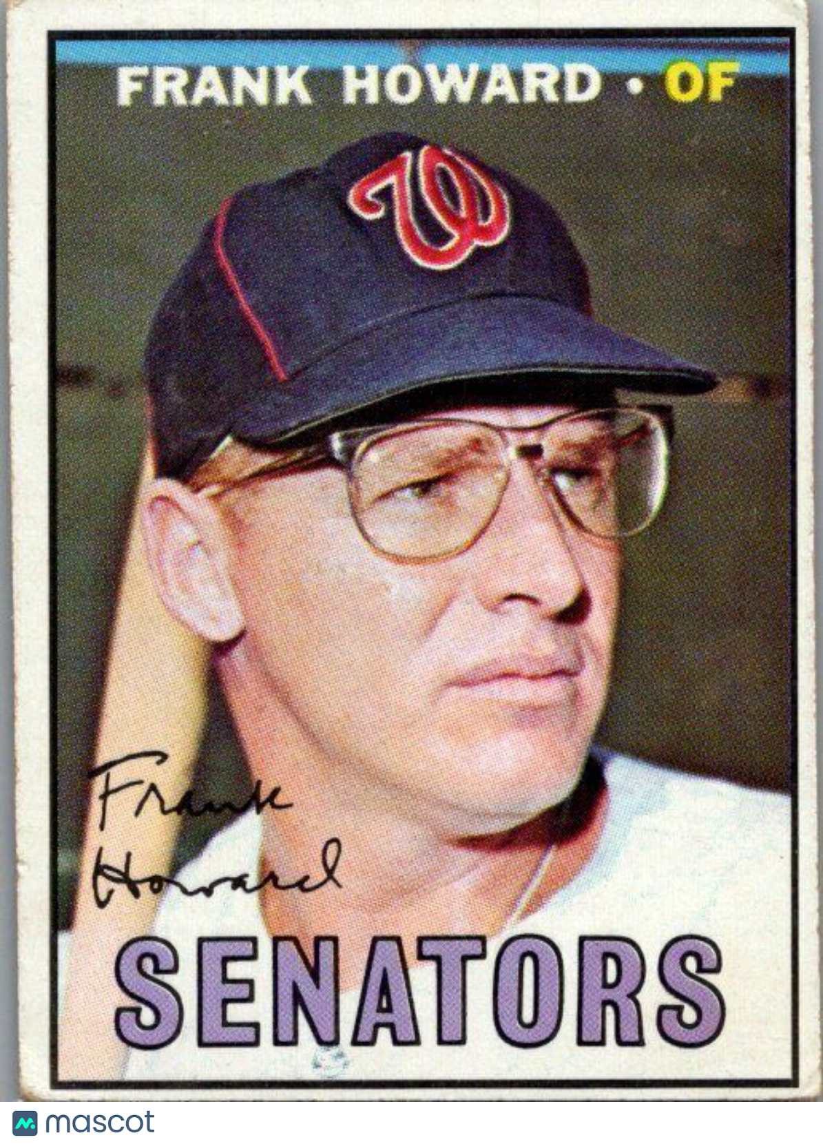 1967 Topps #255 Frank Howard