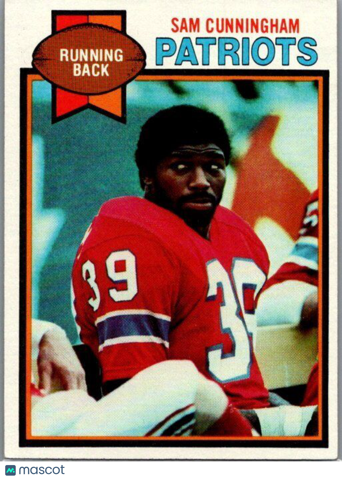 1979 Topps #421 Sam Cunningham Cream Colored Back