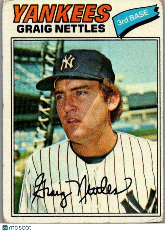 1977 Topps #20 Graig Nettles