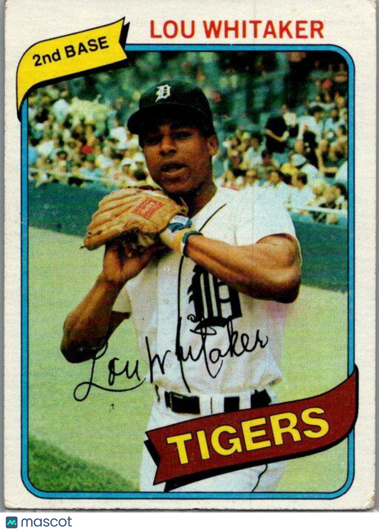 1980 Topps #358 Lou Whitaker