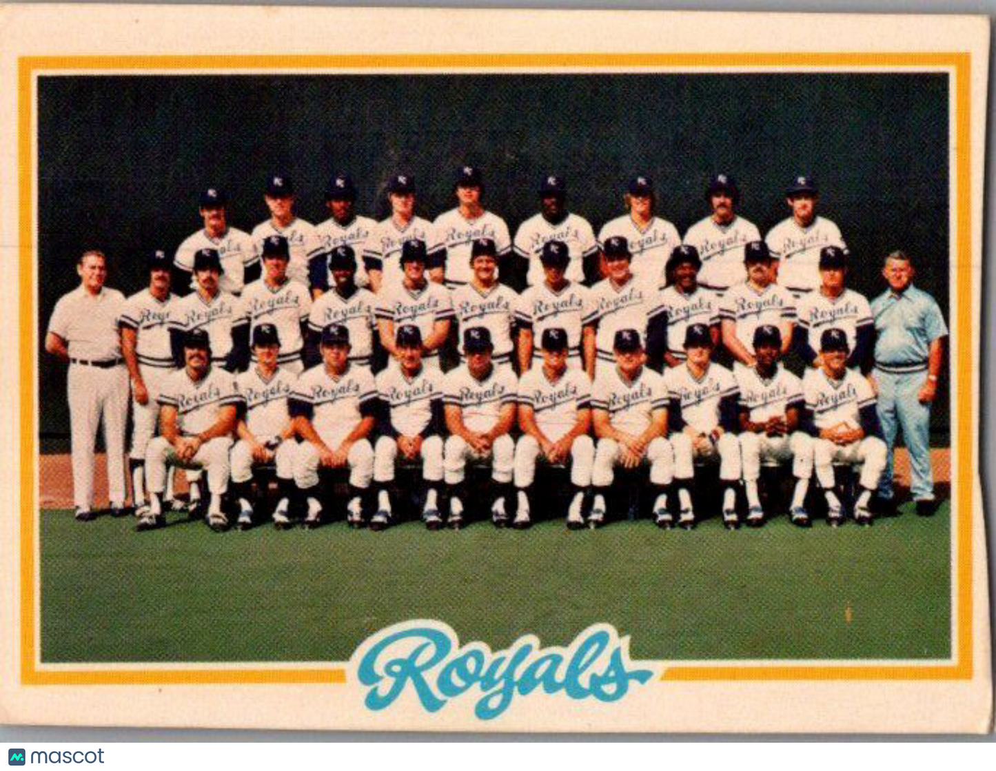 1978 Topps #724 Kansas City Royals