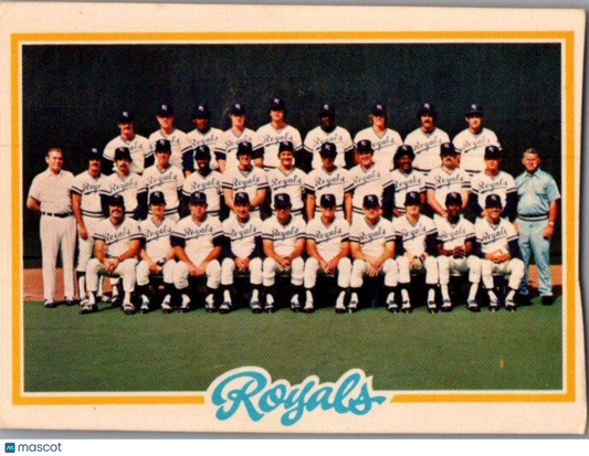 1978 Topps #724 Kansas City Royals