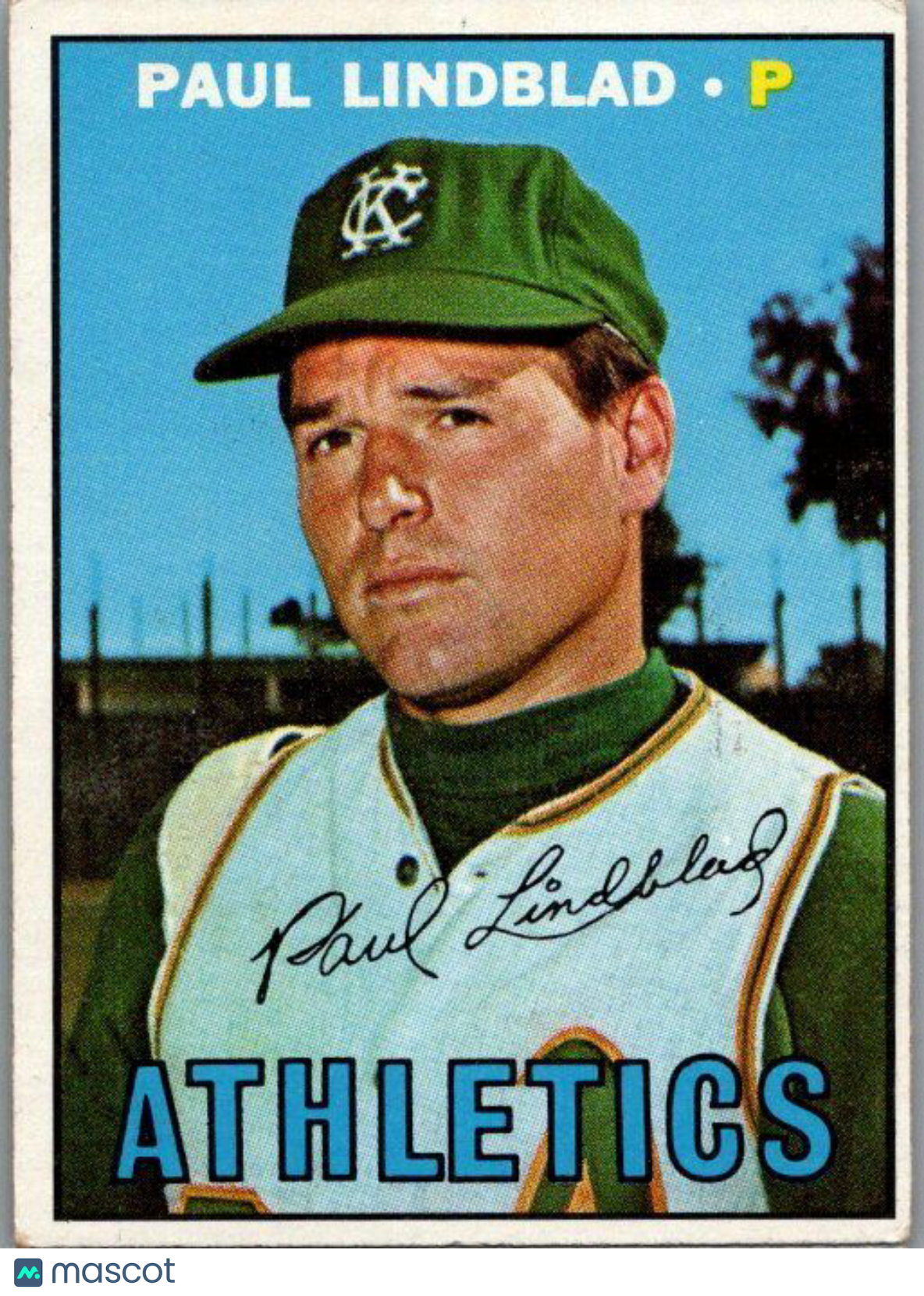 1967 Topps #227 Paul Lindblad