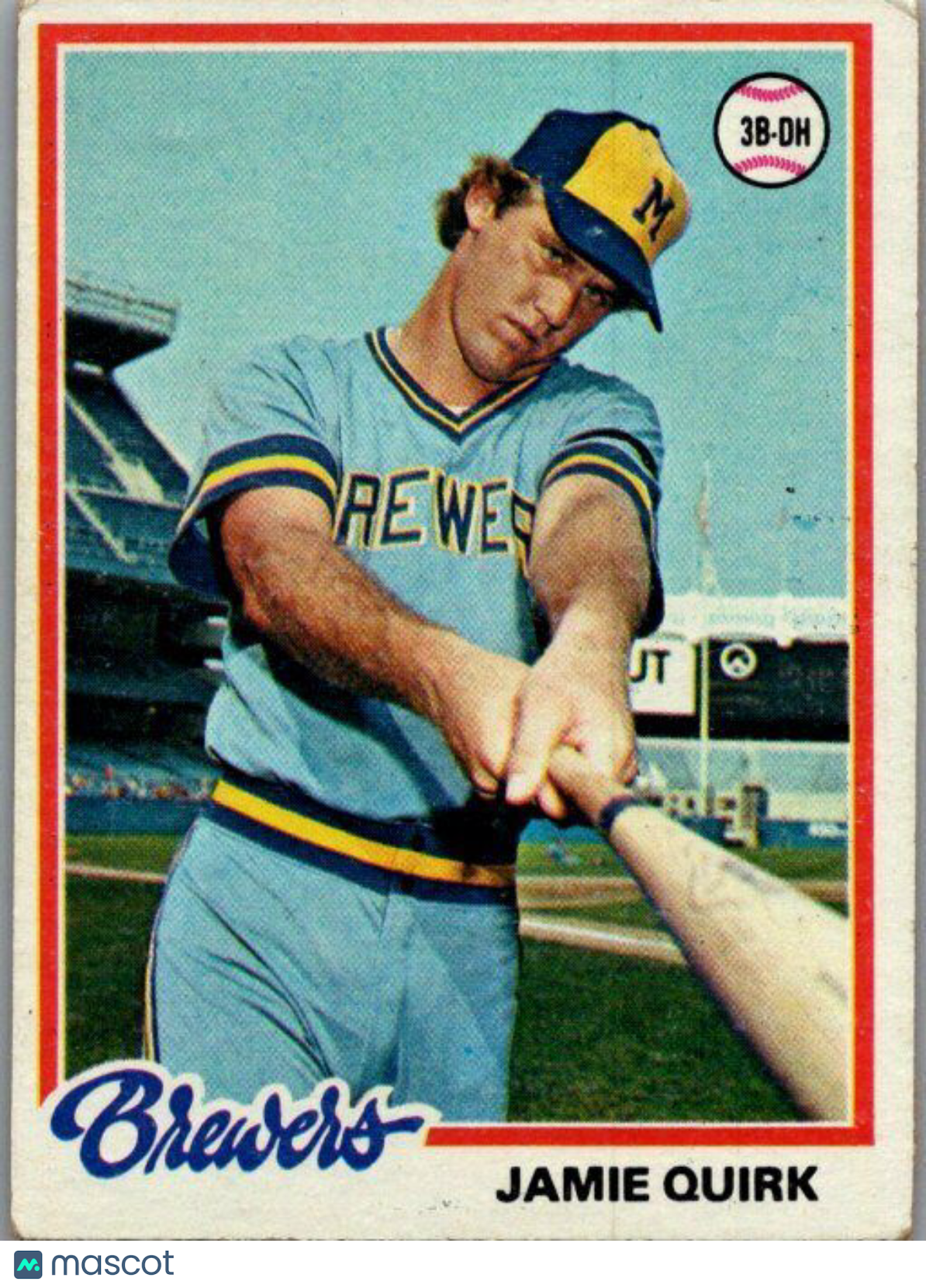 1978 Topps #95 Jamie Quirk