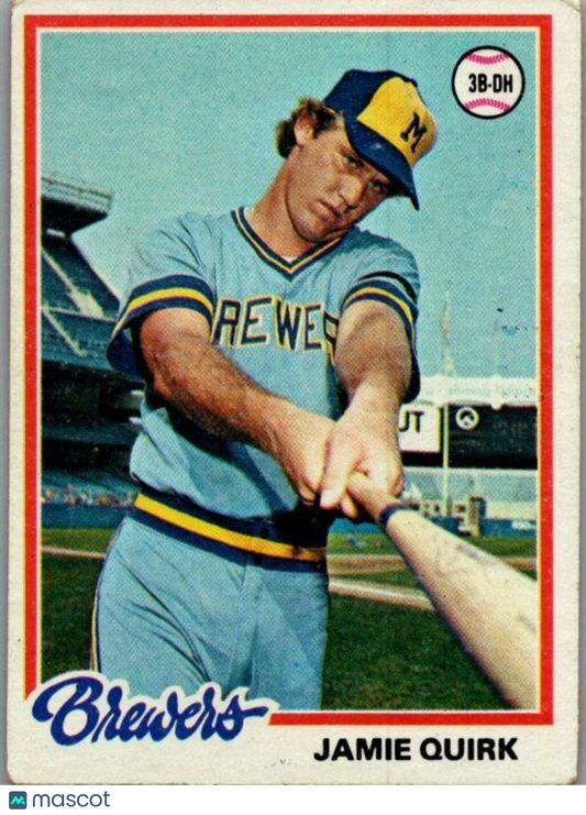 1978 Topps #95 Jamie Quirk