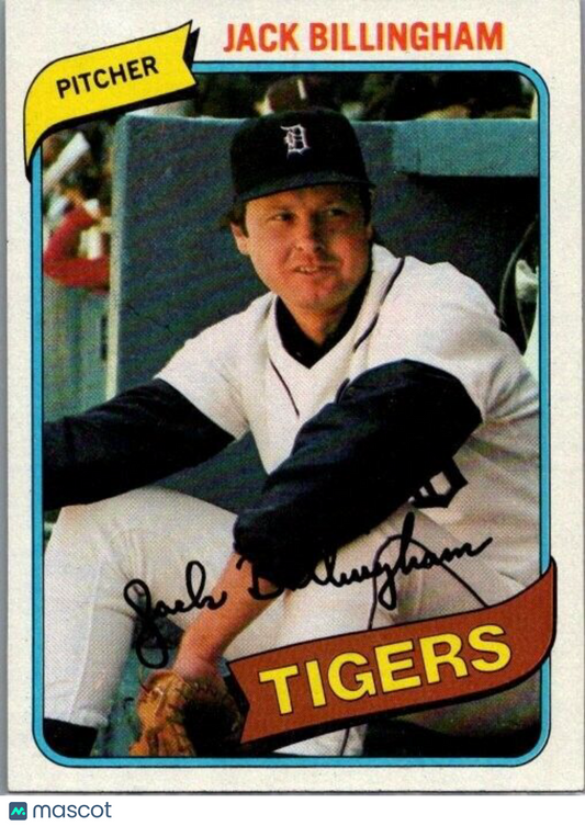 1980 Topps Jack Billingham #603