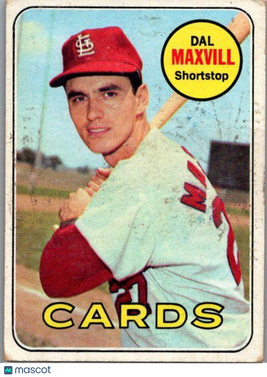 1969 Topps #320 Dal Maxvill