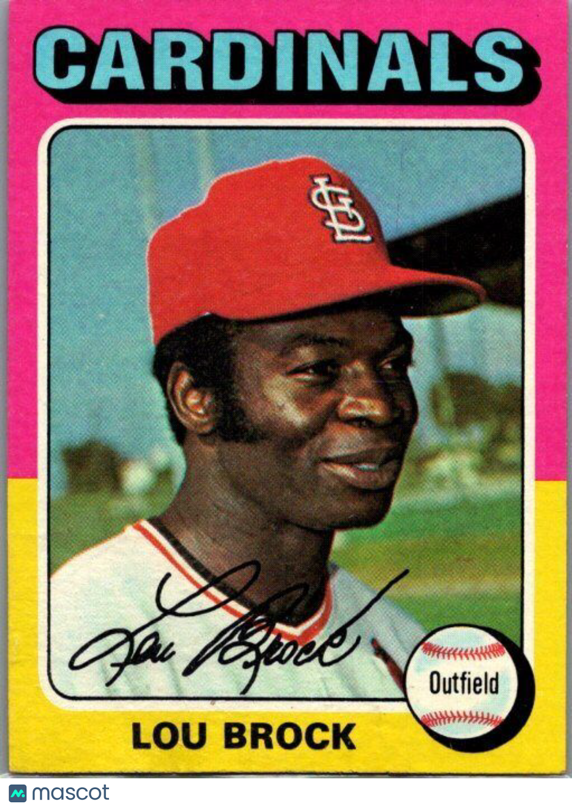 1975 Topps #540 Lou Brock