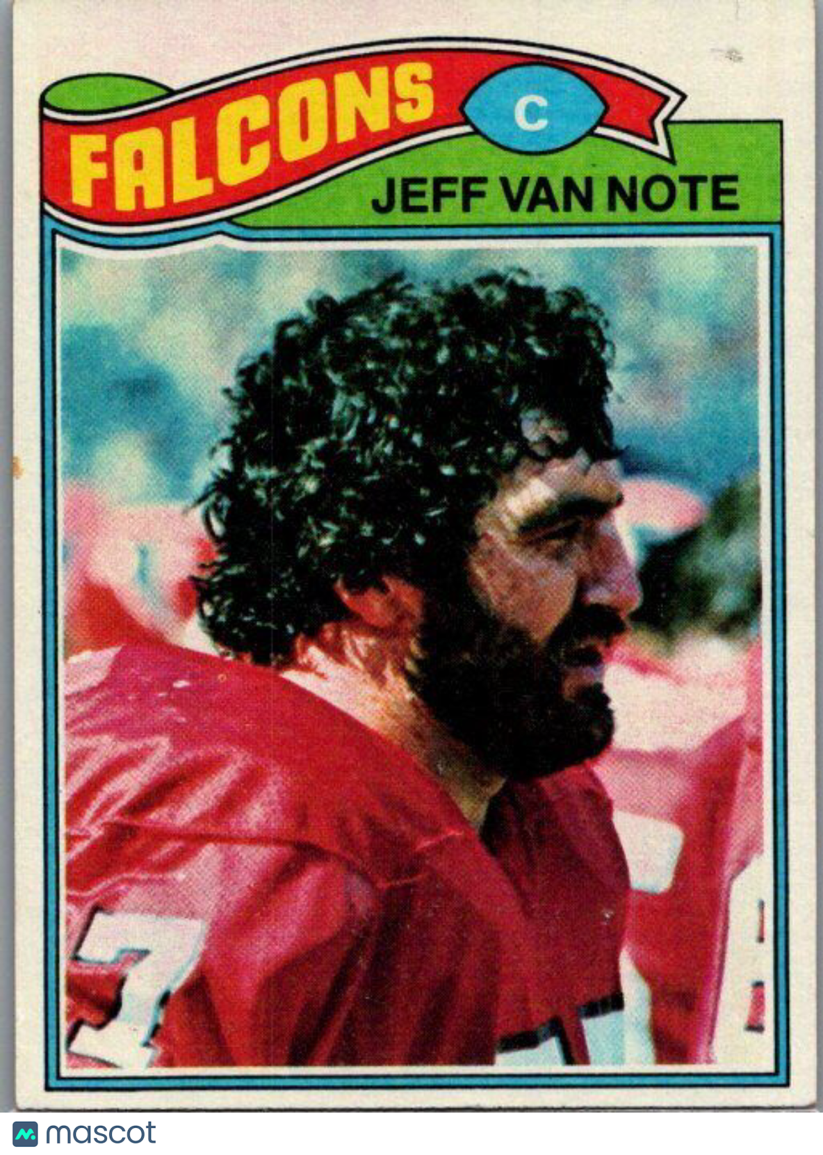 1977 Topps #327 Jeff Van Note