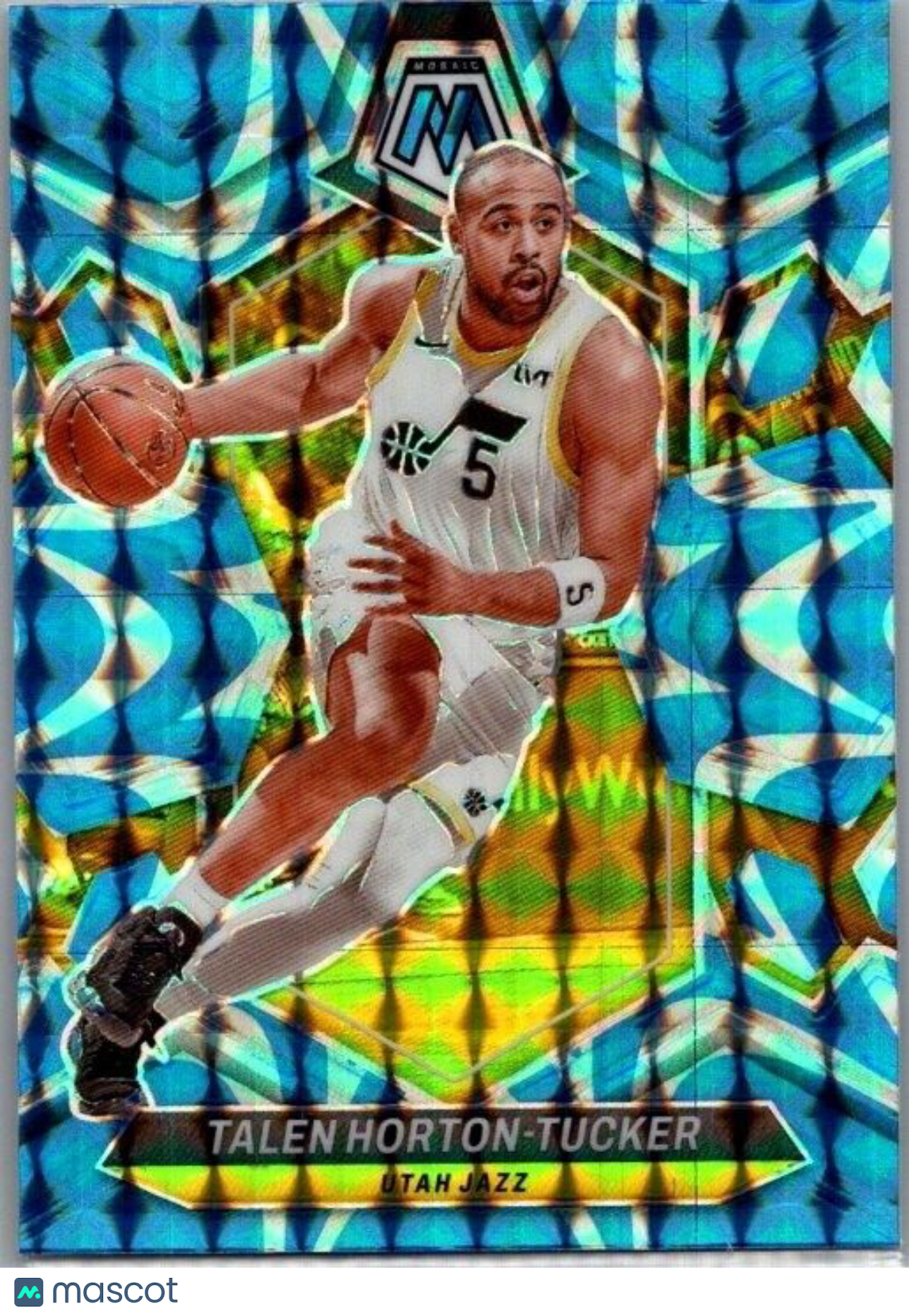 2023-24 Panini Mosaic - Reactive Blue Mosaic Prizm #145 Talen Horton-Tucker