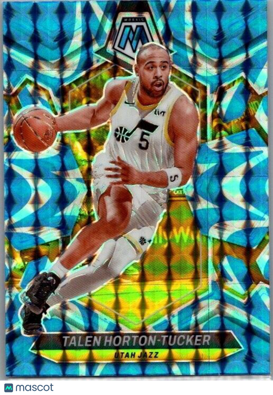 2023-24 Panini Mosaic - Reactive Blue Mosaic Prizm #145 Talen Horton-Tucker