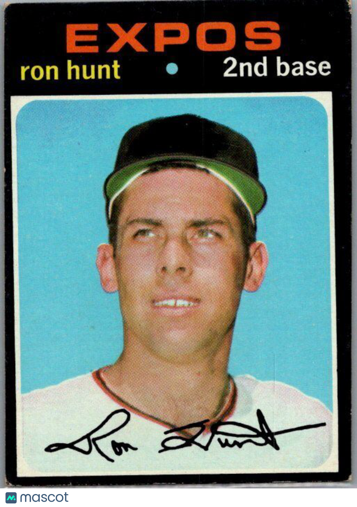 1971 Topps #578 Ron Hunt