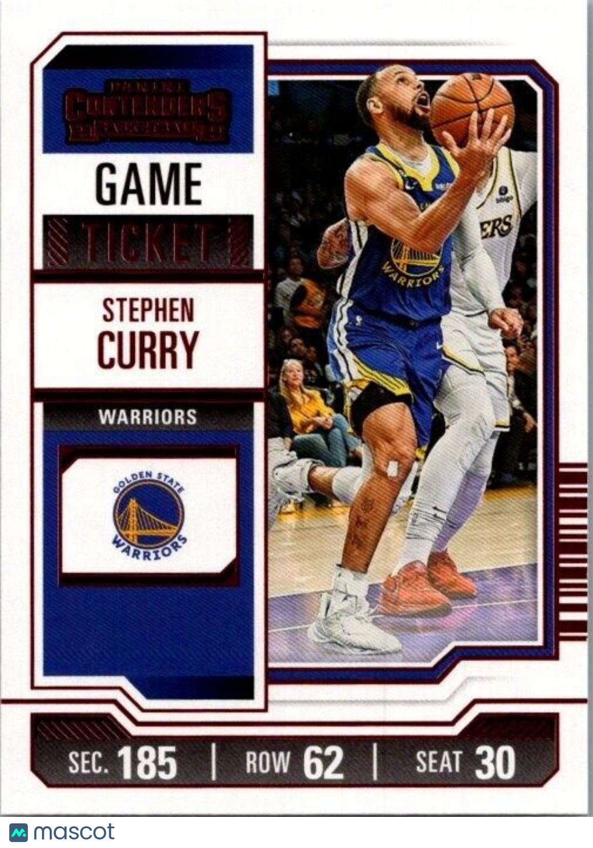 2023-24 Panini Contenders -Red Season Ticket #55 Stephen Curry