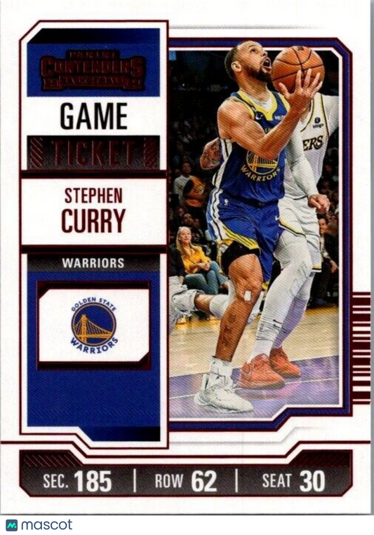 2023-24 Panini Contenders -Red Season Ticket #55 Stephen Curry