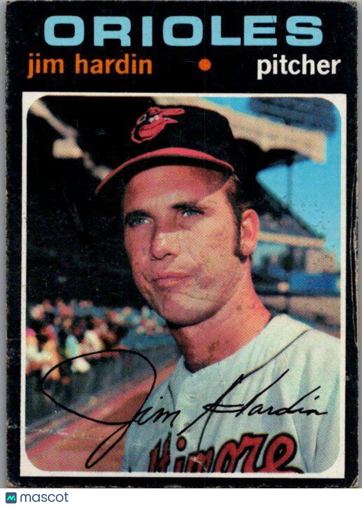 1971 Topps #491 Jim Hardin