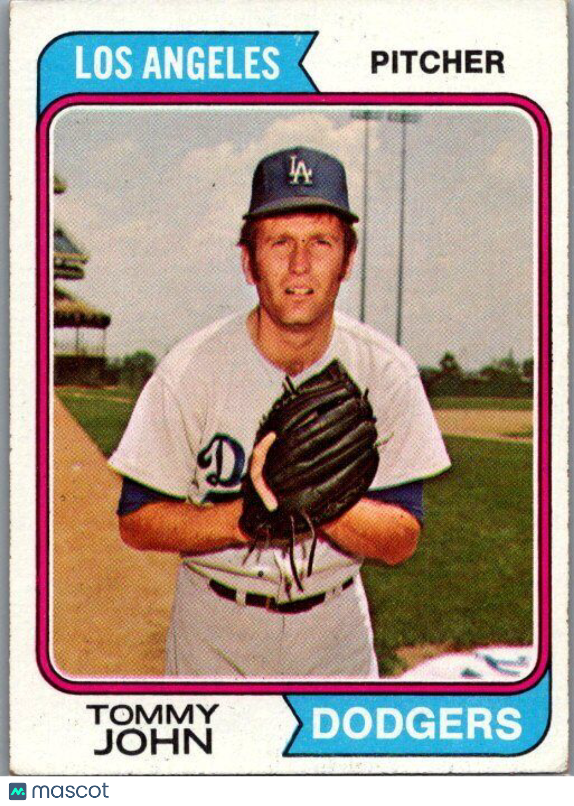 1974 Topps #451 Tommy John