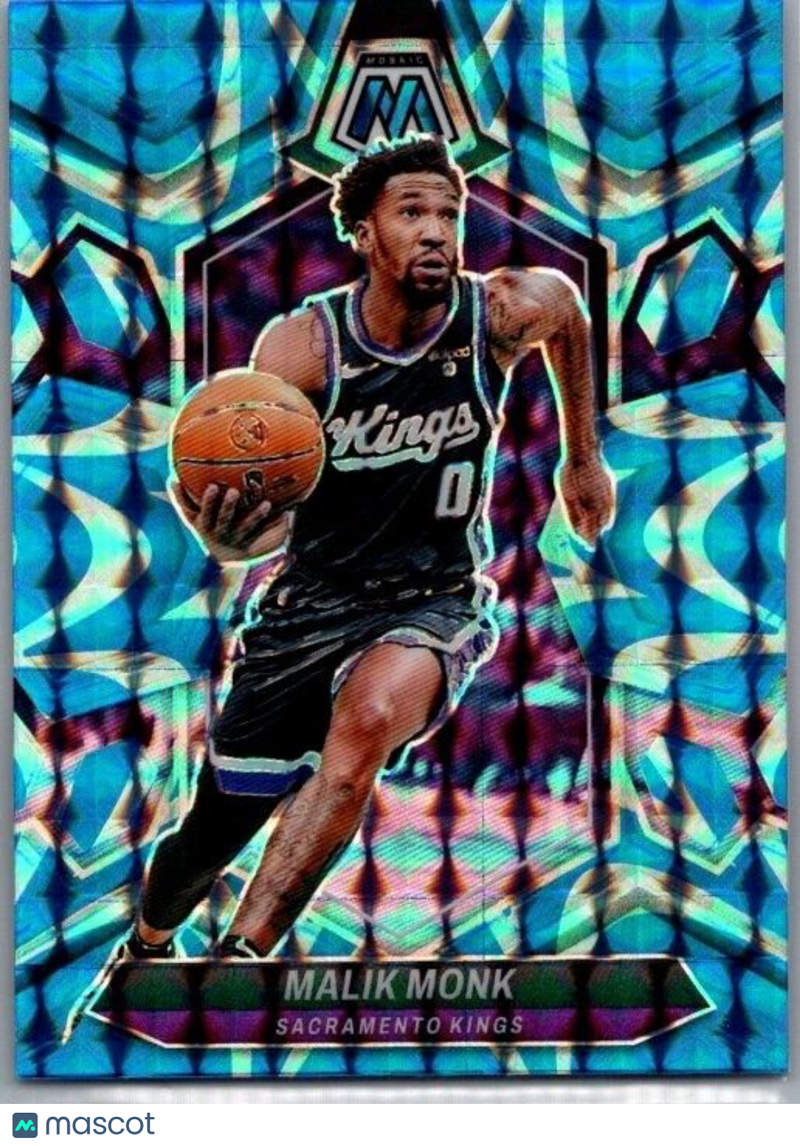 2023-24 Panini Mosaic - #39 Malik Monk Blue Reactive