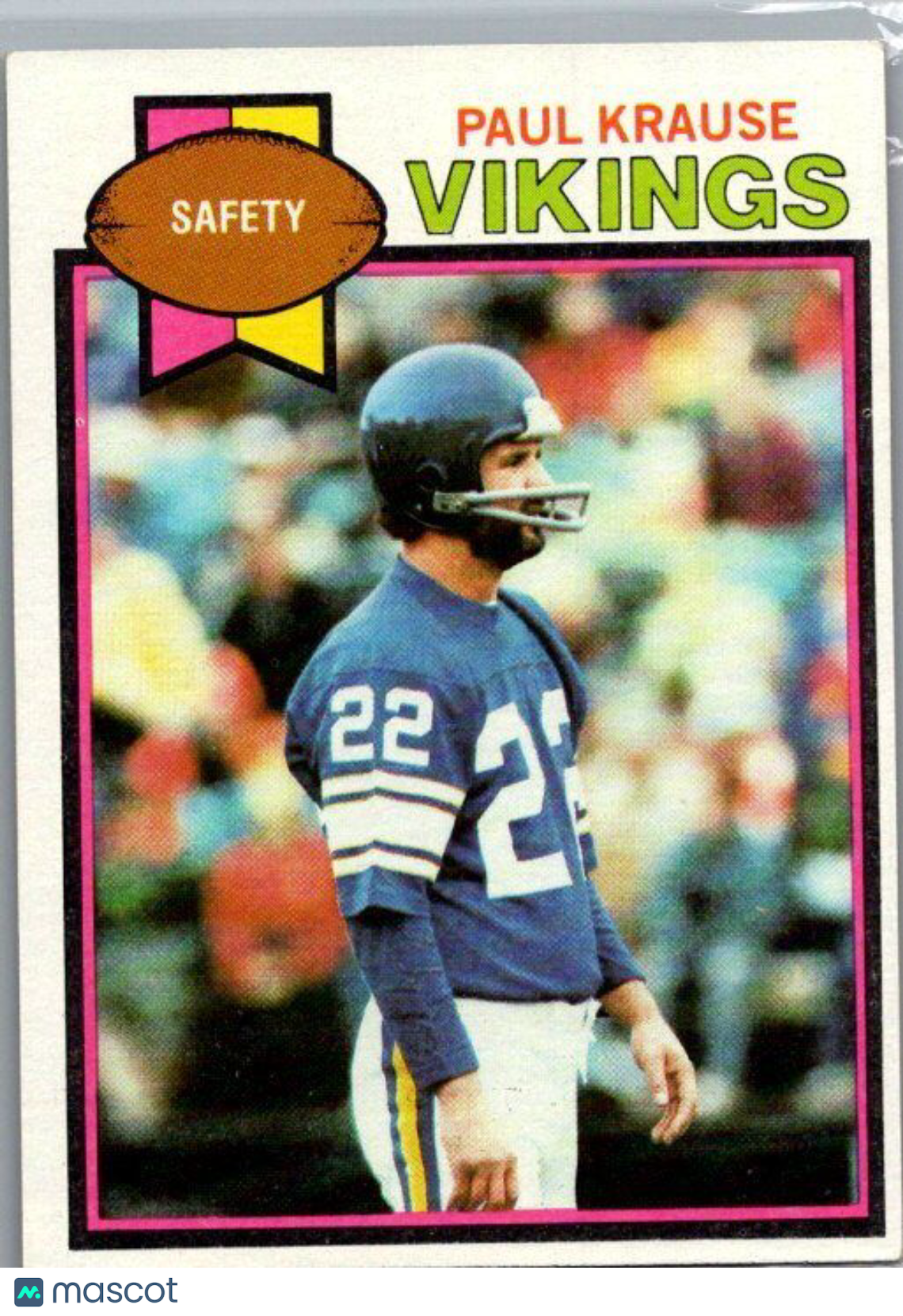 1979 Topps #489 Paul Krause