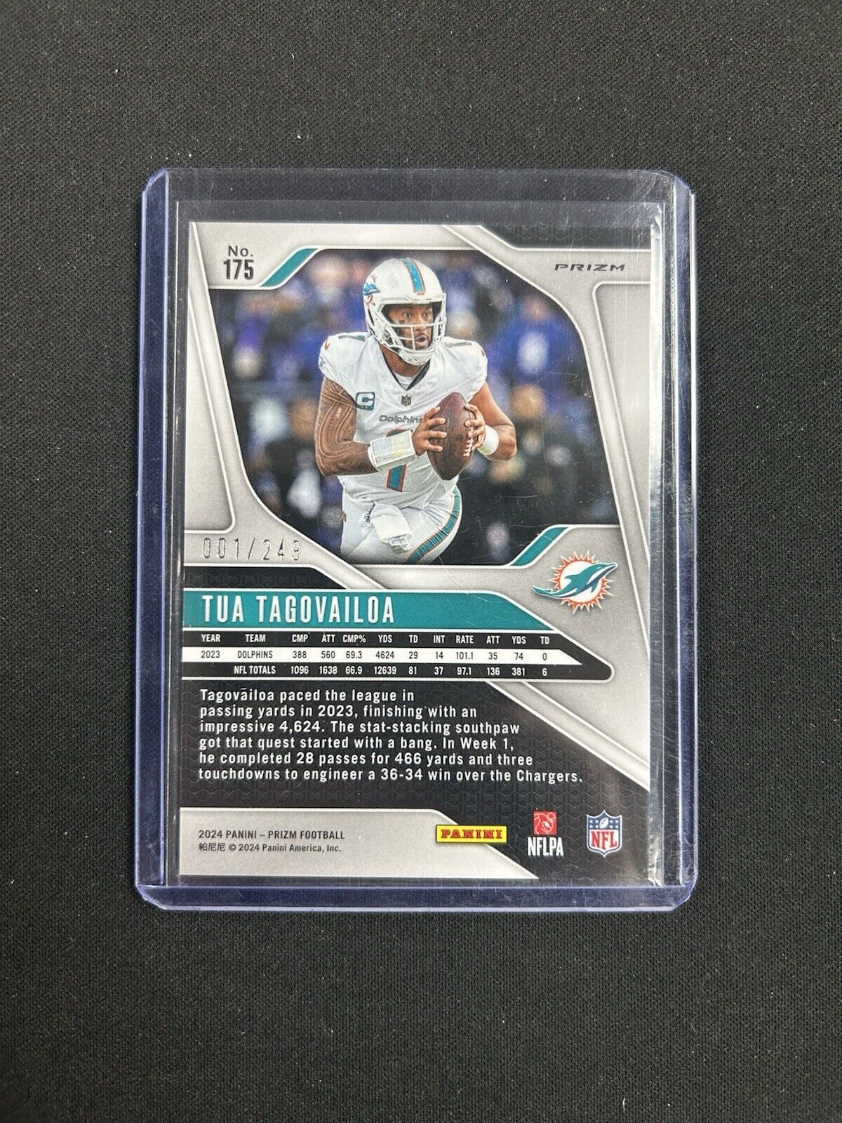 2024 Panini Prizm Orange TUA TAGOVAILOA /249