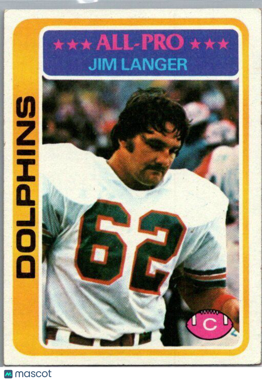 1978 Topps #70 Jim Langer