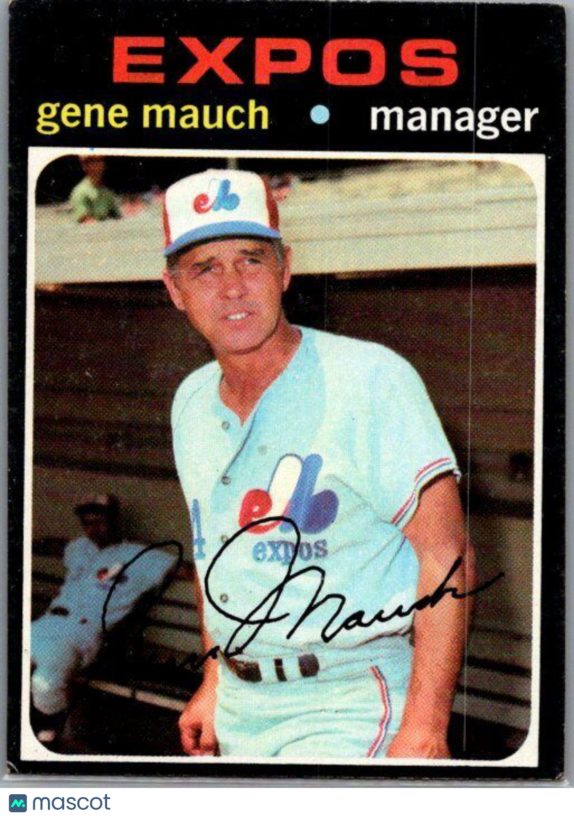 1971 Topps #59 Gene Mauch