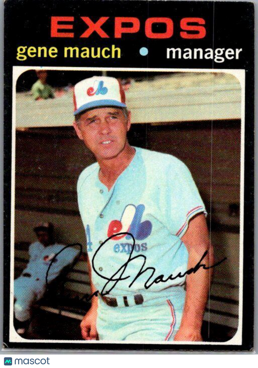 1971 Topps #59 Gene Mauch