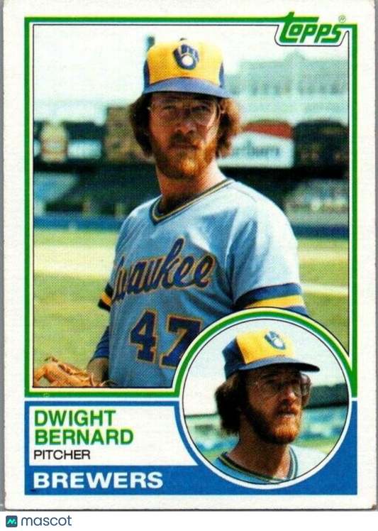 1983 Topps - #244 Dwight Bernard (RC)