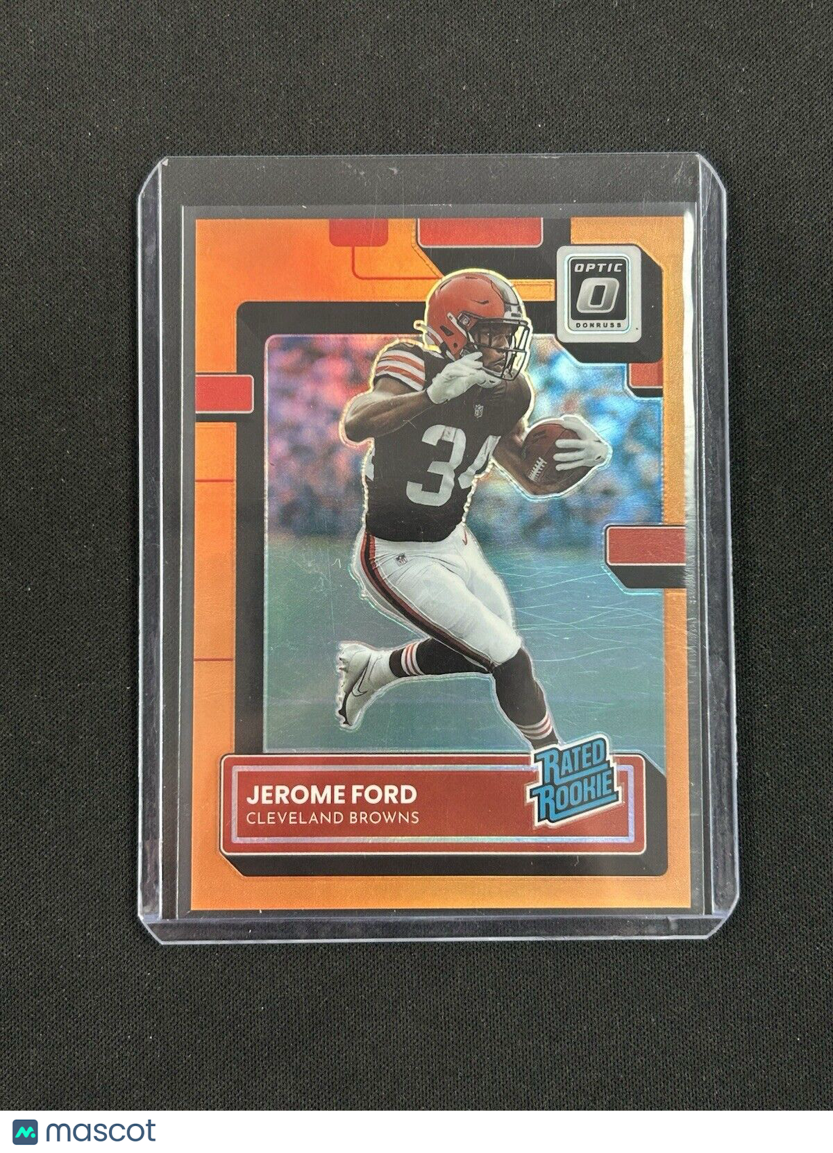 2022 Panini Donruss Optic Orange Rated Rookie #280 Jerome Ford /199