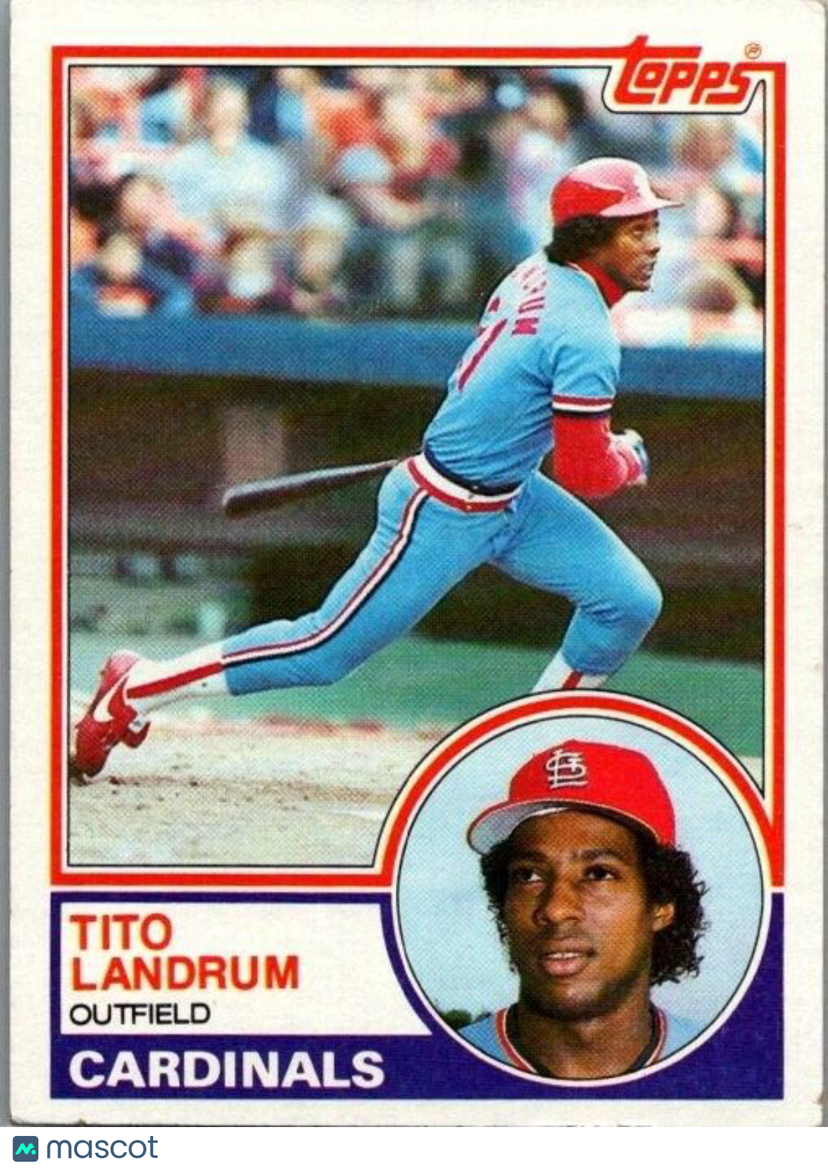 1983 Topps - #337 Tito Landrum